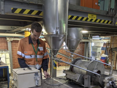 KKS providing pilot scale testwork for a client,